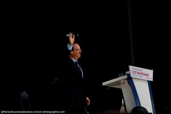 Grand Rassemblement de François Hollande - Esplanade du Château de Vincennes