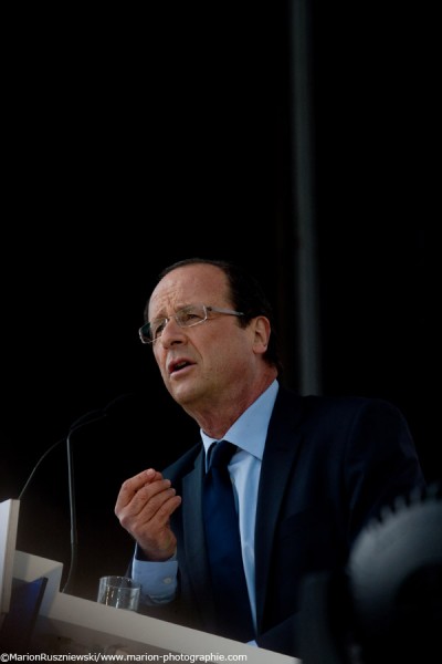 Grand Rassemblement de François Hollande - Esplanade du Château de Vincennes