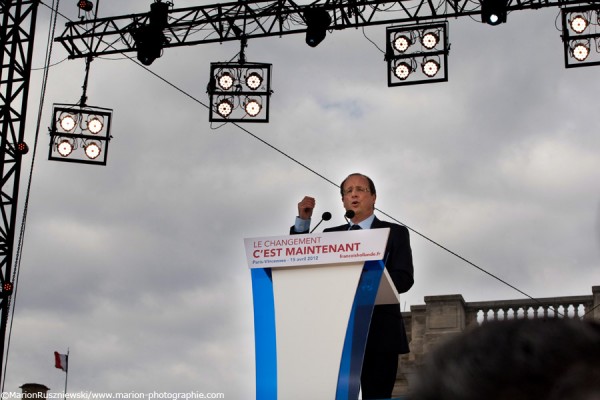 Grand Rassemblement de François Hollande - Esplanade du Château de Vincennes
