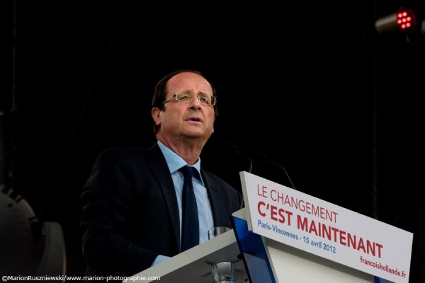 Grand Rassemblement de François Hollande - Esplanade du Château de Vincennes