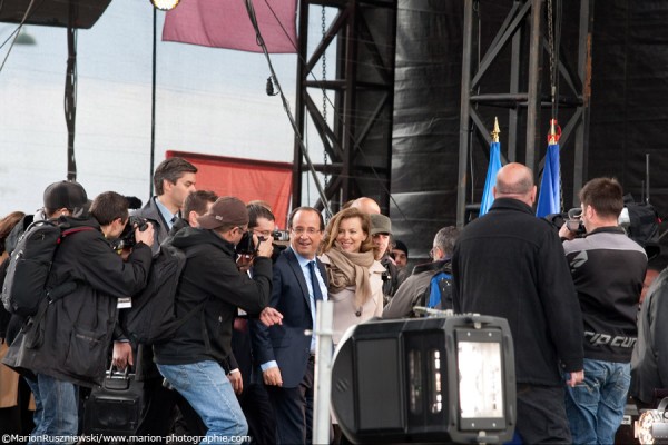 Grand Rassemblement de François Hollande - Esplanade du Château de Vincennes