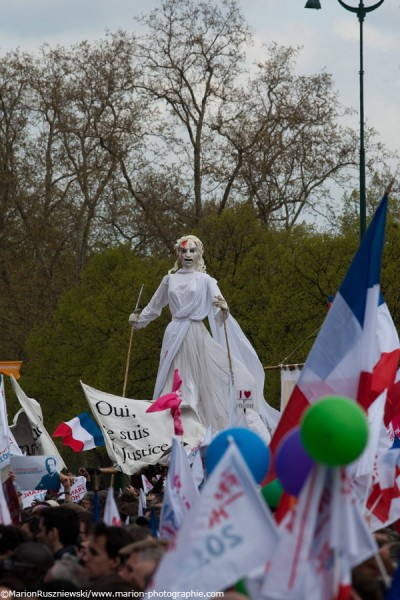 Grand Rassemblement de François Hollande - Esplanade du Château de Vincennes