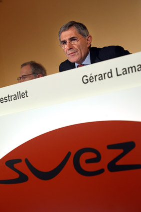 ANNONCE DES RESULTATS ANNUELS DE SUEZ