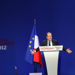 Présidentielles 2012 – Parti Socialiste Le premier grand meeting national de François Hollande, candidat aux élections présidentielles, au Parc d’Expositions du Bourget (Seine Saint-Denis), 22/01/2012 Présidentielles 2012 – Parti Socialiste Le premier grand meeting national de François Hollande, candidat aux élections présidentielles, au Parc d’Expositions du Bourget (Seine Saint-Denis), 22/01/2012