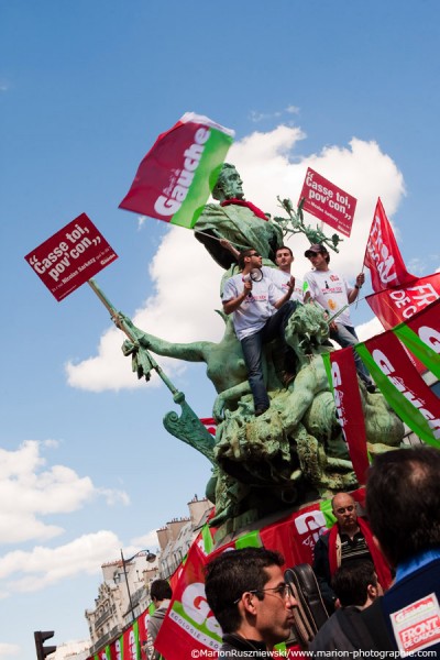 Défilé du 1er mai 2012 à Paris