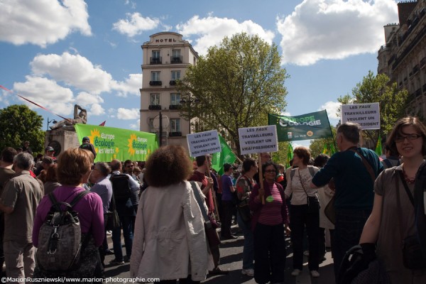 Défilé du 1er mai 2012 à Paris