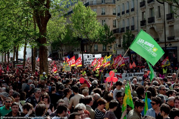 Défilé du 1er mai 2012 à Paris